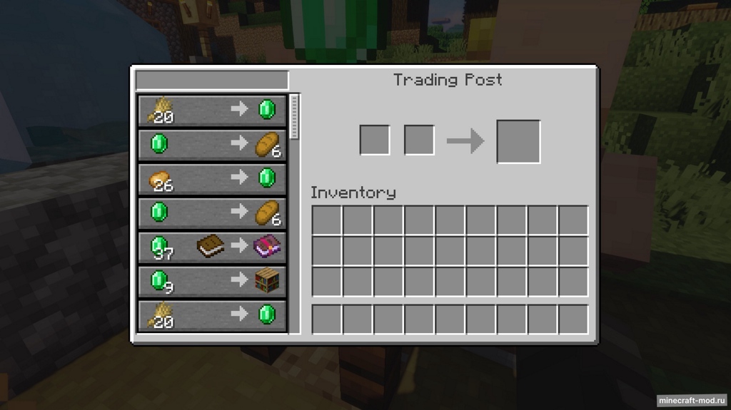 Мод Trading Post для Minecraft 1.21.1, 1.21, 1.20.4,  ...