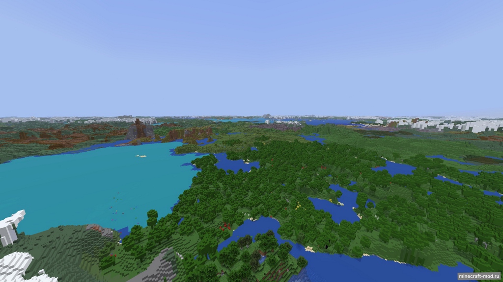 Мод Distant Horizons: A Level of Detail mod для Minecraft 1.21.1, 1.21, 1.20.6,  ...