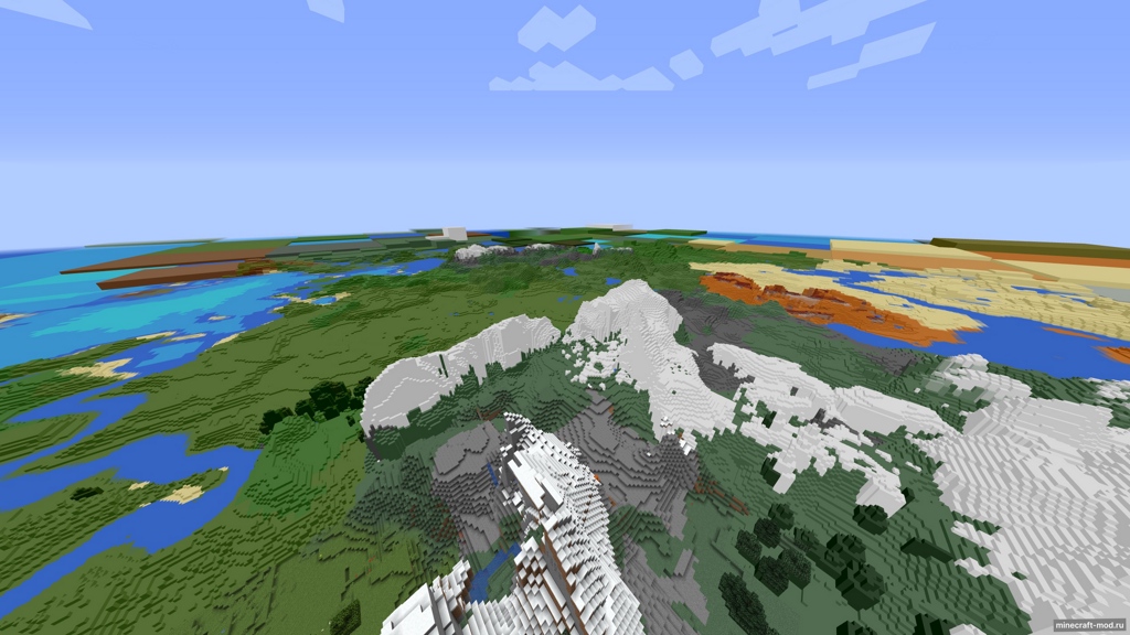 Мод Distant Horizons: A Level of Detail mod для Minecraft 1.21.1, 1.21, 1.20.6,  ...