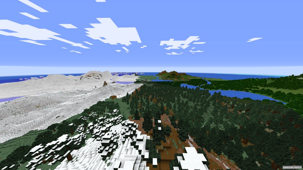 Мод Distant Horizons: A Level of Detail mod для Minecraft 1.21.1, 1.21, 1.20.6,  ...