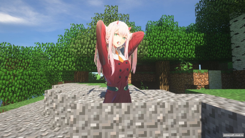 Мод Anime stickers для Minecraft 1.16.5, 1.12.2