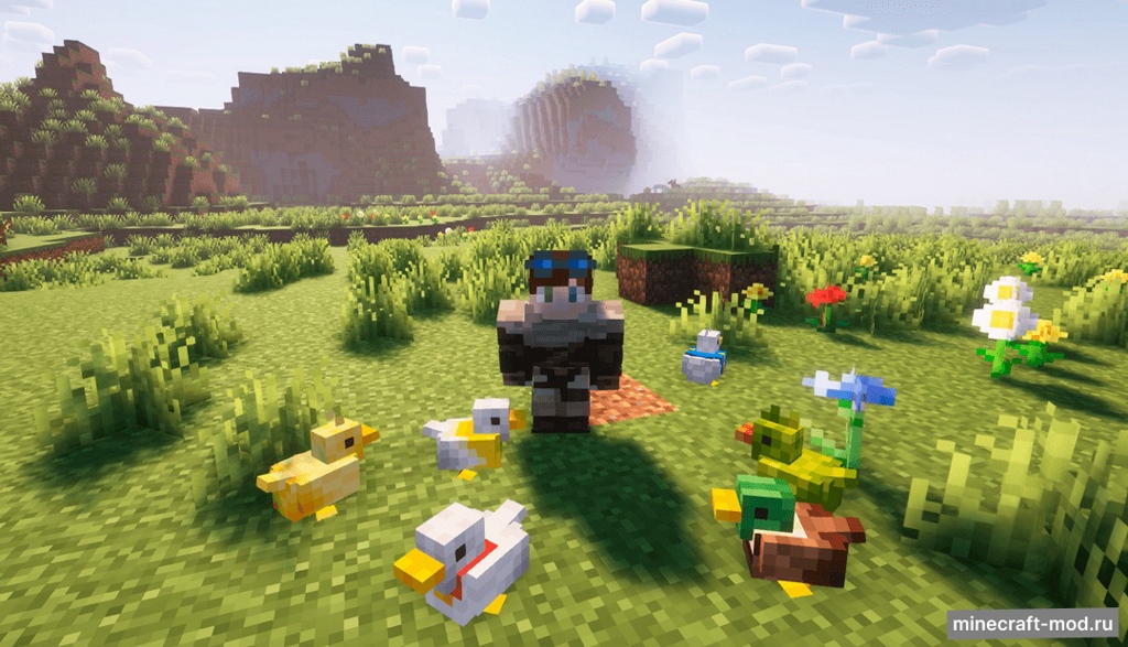 Мод Cute Companions: Ducks для Minecraft 1.21.1, 1.20.1