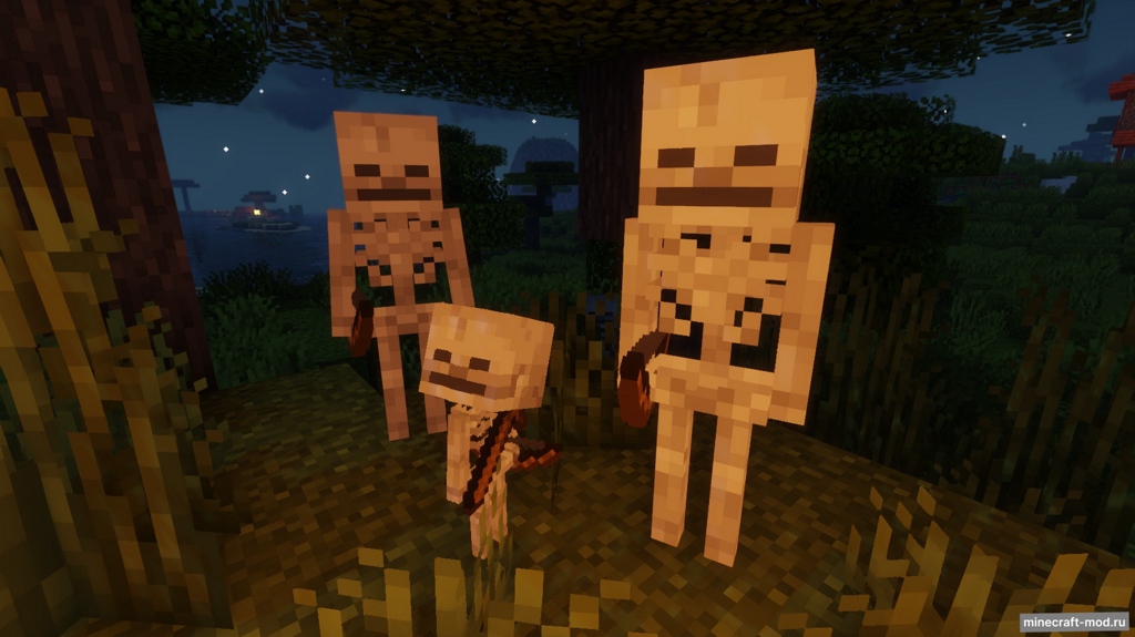 Мод Tiny Skeletons для Minecraft 1.21.1, 1.21, 1.20.4,  ...