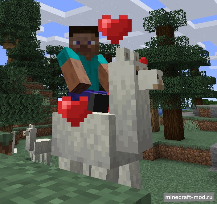 Мод Llama Steeds для Minecraft 1.21.1, 1.21, 1.20.4,  ...