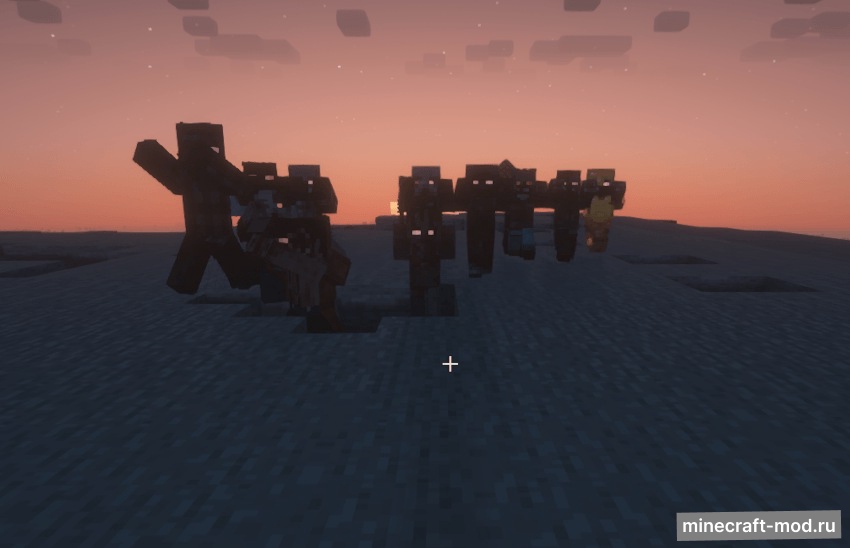 Мод Undead Nights - Zombie Horde Nights для Minecraft 1.21.4, 1.21.3, 1.21.1,  ...