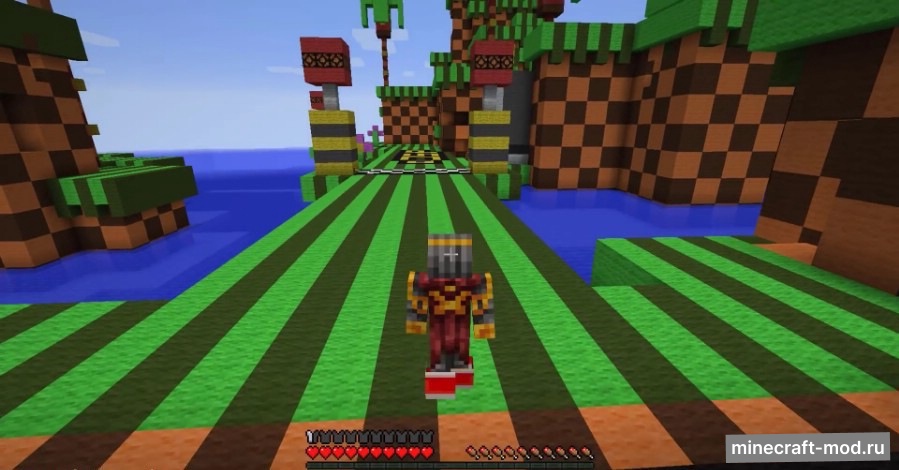 Мод Sonic The Hedgehog для Minecraft 1.7.10, 1.7.2, 1.6.4,  ...