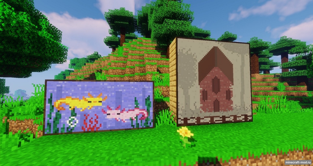 Мод Macaw's Paintings для Minecraft 1.21.1, 1.21, 1.20.6,  ...