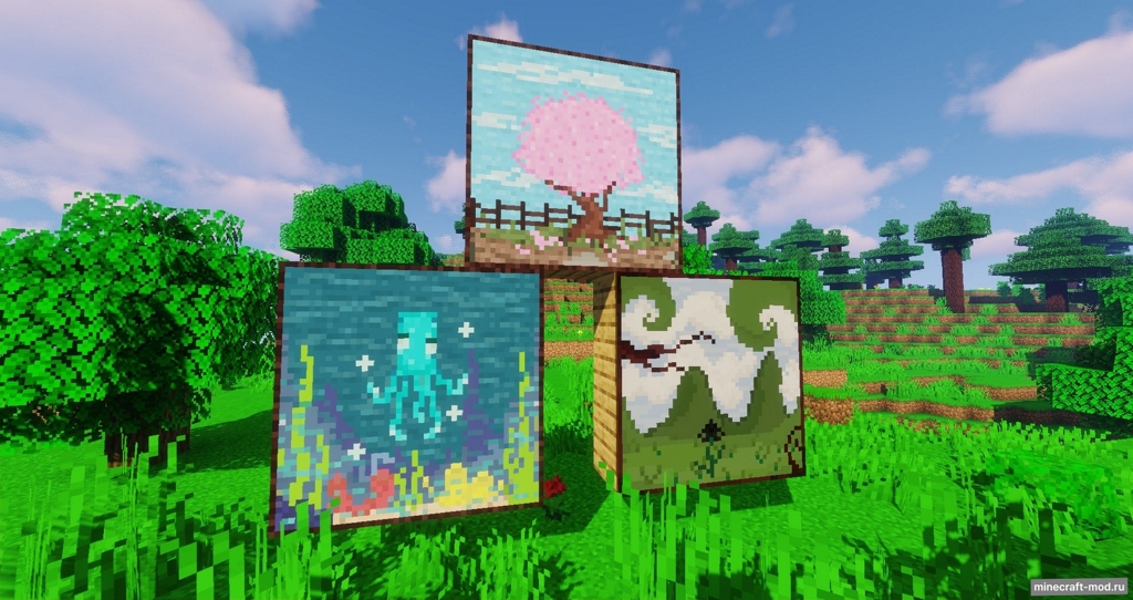 Мод Macaw's Paintings для Minecraft 1.21.1, 1.21, 1.20.6,  ...