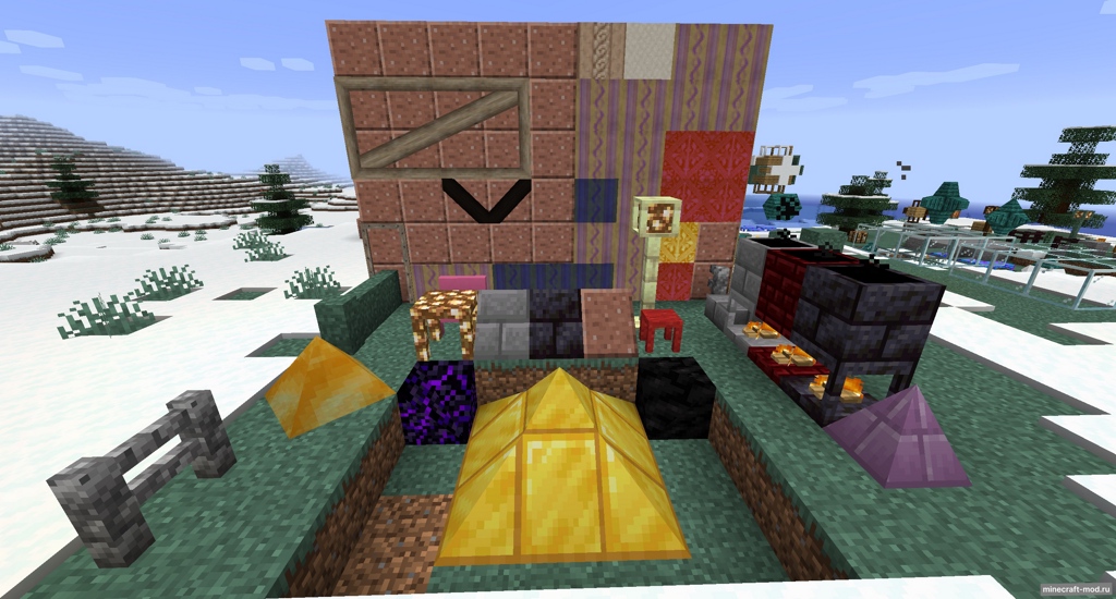 Мод Assorted Decor для Minecraft 1.20.1, 1.19.4, 1.19.3,  ...