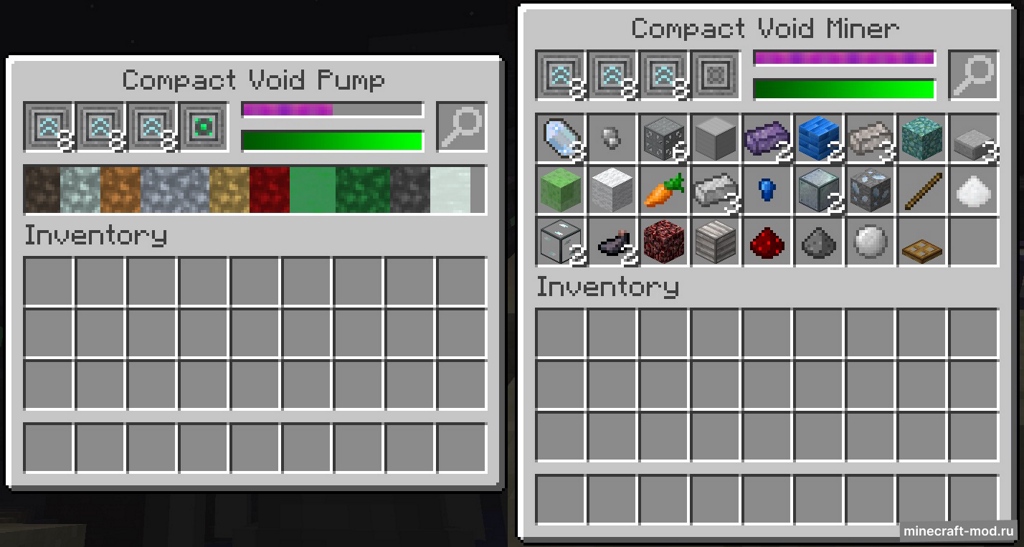 Мод Compact Void Miners для Minecraft 1.20.4, 1.20.1, 1.19.2,  ...