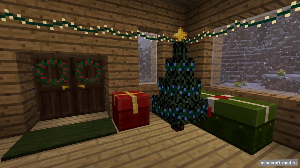 Мод Joshua's Christmas для Minecraft 1.16.5, 1.16.4, 1.12.2,  ...