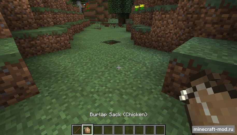 Мод Burlap Sack для Minecraft 1.19.4, 1.19.3, 1.19.2,  ...