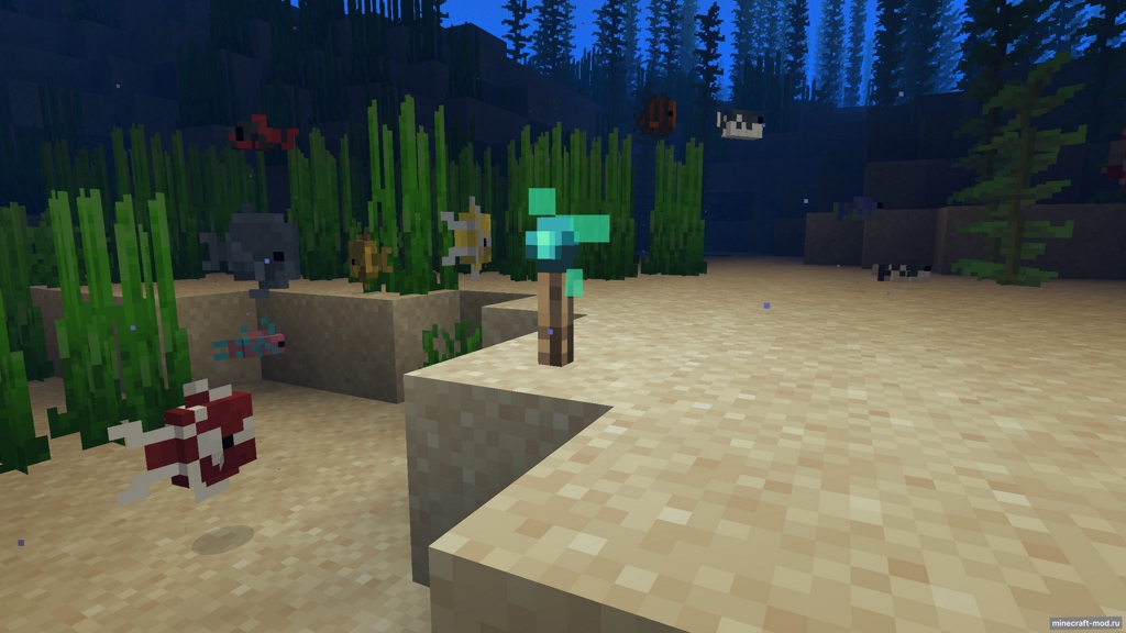 Мод Aquatic Torches для Minecraft 1.20.2, 1.20.1, 1.20,  ...