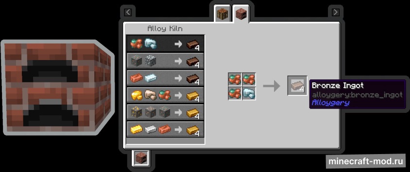 Мод Alloygery для Minecraft 1.19.2, 1.18.2