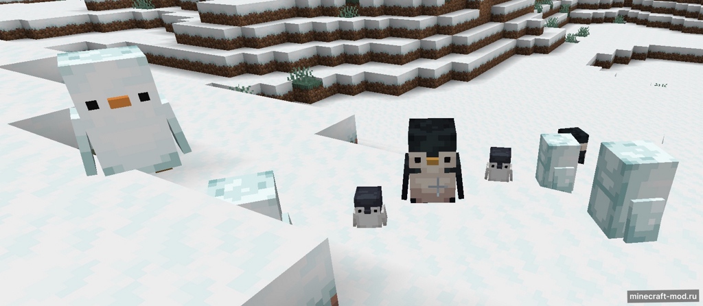 Мод Creatures From The Snow! для Minecraft 1.20, 1.19.4, 1.19.3,  ...