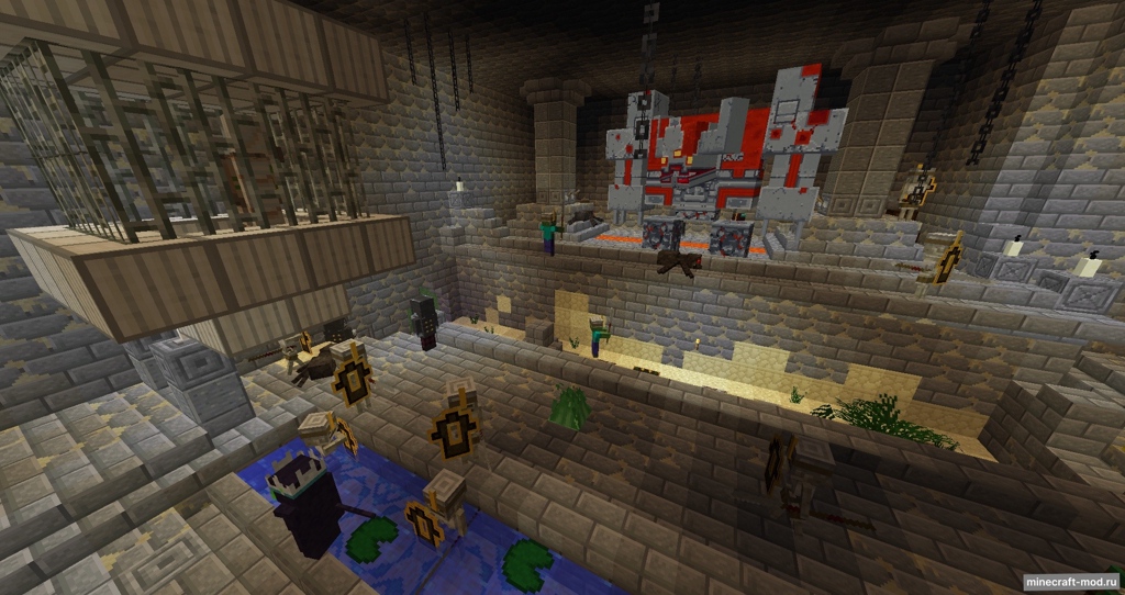 Мод Dungeons Content для Minecraft 1.20.1, 1.19.4, 1.19.2,  ...