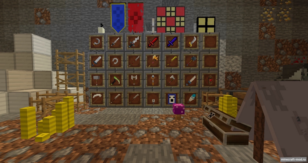 Мод Dungeons Content для Minecraft 1.20.1, 1.19.4, 1.19.2,  ...