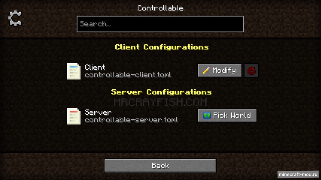 Мод Configured для Minecraft 1.21, 1.20.6, 1.20.5,  ...