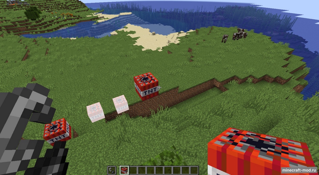 Мод Throwable Explosives для Minecraft 1.20.6, 1.20.5, 1.20.4,  ...