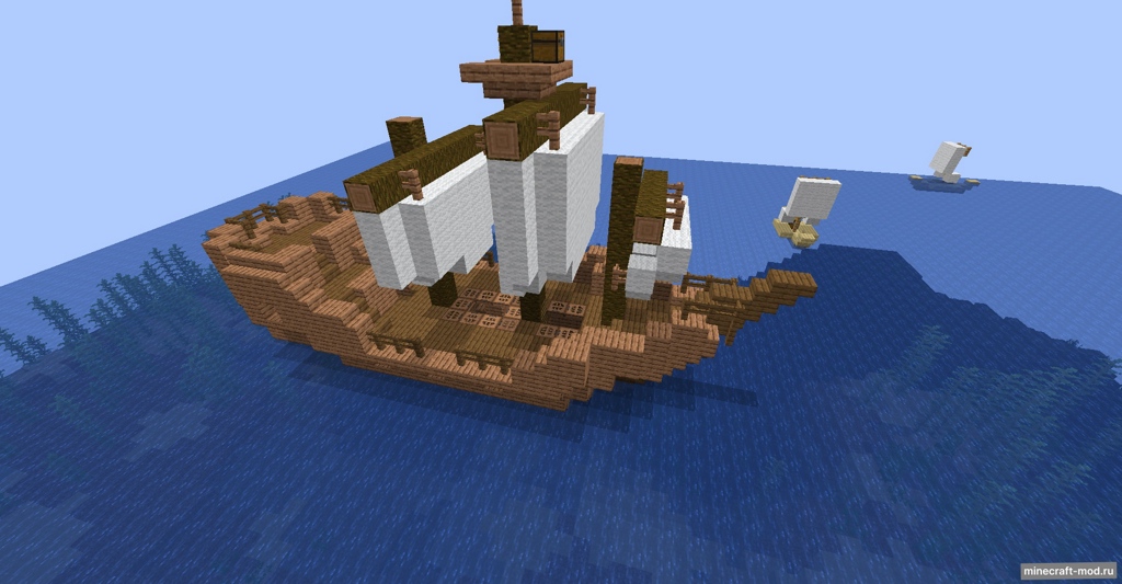 Мод More Ships для Minecraft 1.20.4, 1.20.1, 1.19.4,  ...