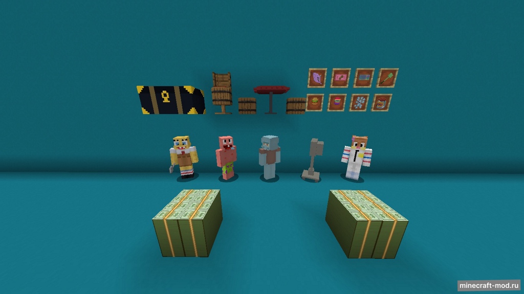 Мод Cartoon Chasers для Minecraft 1.20.1, 1.19.2, 1.17.1