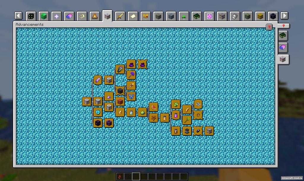 Мод Paginated Advancements для Minecraft 1.21, 1.20.6, 1.20.4,  ...