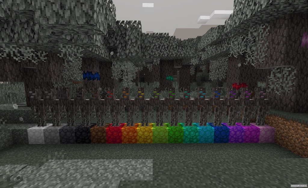 Мод Colorful Creakings для Minecraft 1.21.4