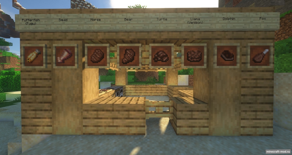 Мод Daleeny's MoreMeats для Minecraft 1.20.1, 1.19.2, 1.18.2,  ...