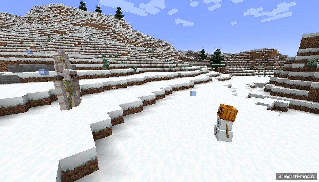 Мод Buffnow Golems для Minecraft 1.18.2 - 1.18.1