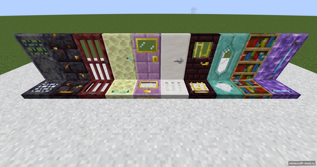 Мод MoreDoors для Minecraft 1.21, 1.20.6, 1.20.5,  ...