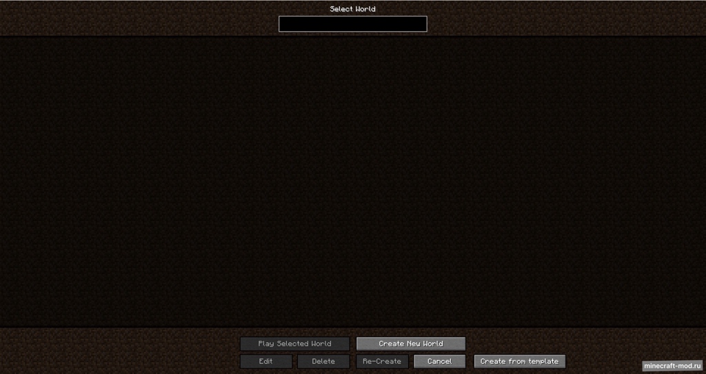 Мод ZIH Template World System для Minecraft 1.20.1, 1.19.4, 1.19,  ...