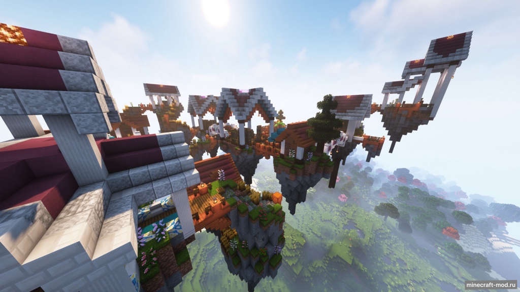 Мод Sky Villages для Minecraft 1.21.1, 1.21, 1.20.4,  ...