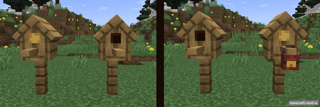 Мод Pigeon Post для Minecraft 1.18.2 - 1.18
