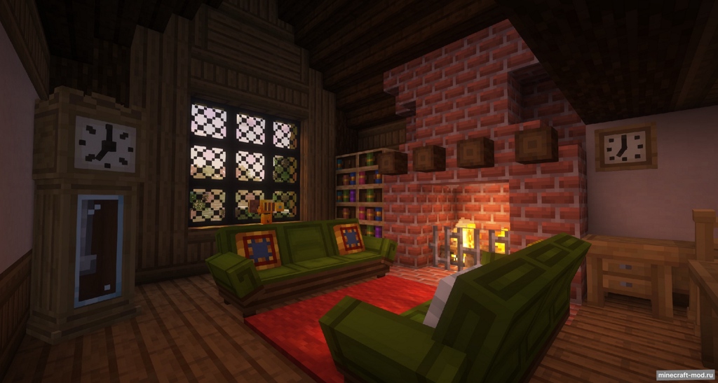 Мод Lucky's Cozy Home для Minecraft 1.21.1