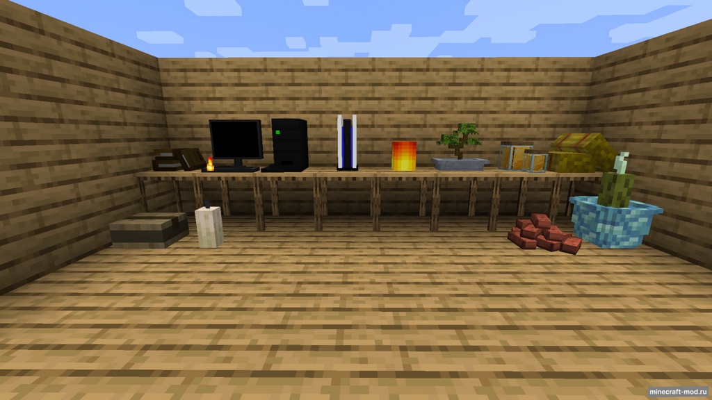 Мод Decoration and Furniture для Minecraft 1.19.4, 1.19.2, 1.18.2,  ...