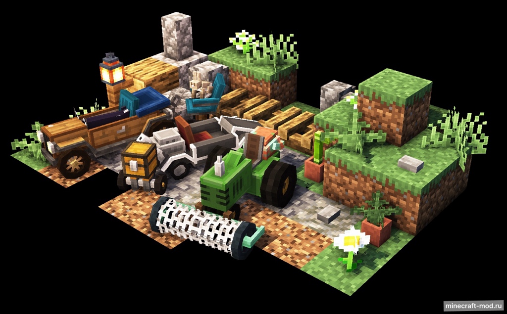 Мод Automobility для Minecraft 1.20.1, 1.20, 1.19.2,  ...