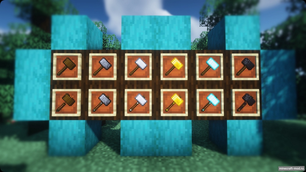 Мод Spaxers & Vanilla Tools для Minecraft 1.19.2, 1.18.2, 1.17.1,  ...