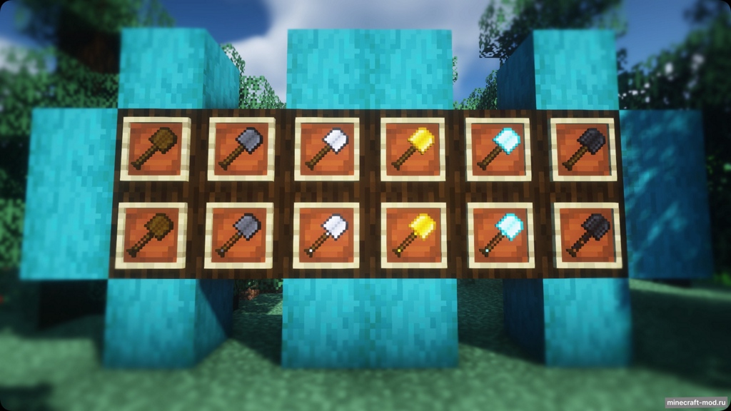 Мод Spaxers & Vanilla Tools для Minecraft 1.19.2, 1.18.2, 1.17.1,  ...