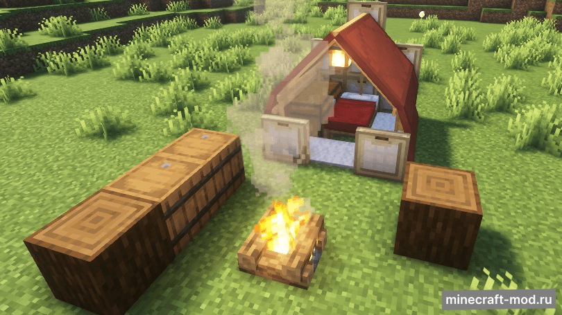 Мод Simply Tents для Minecraft 1.21.1, 1.20.1