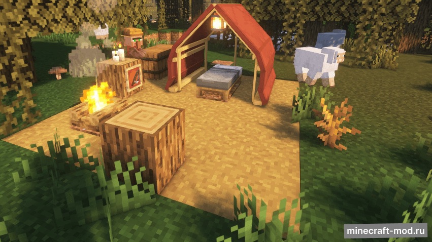 Мод Simply Tents для Minecraft 1.21.1, 1.20.1