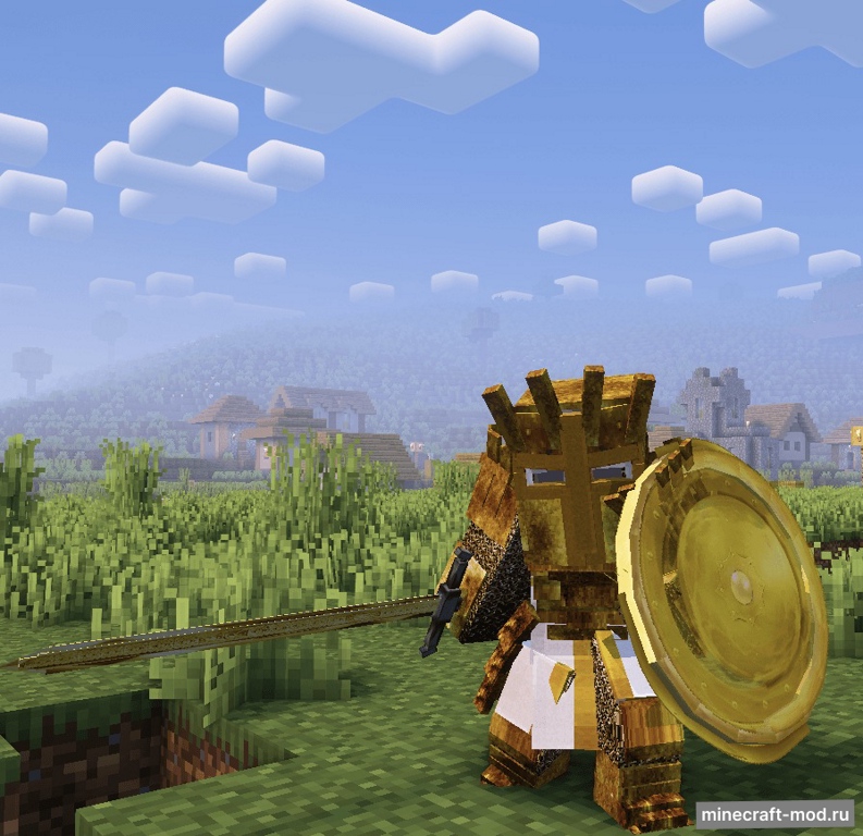 Мод Warriors Of World для Minecraft 1.20.1