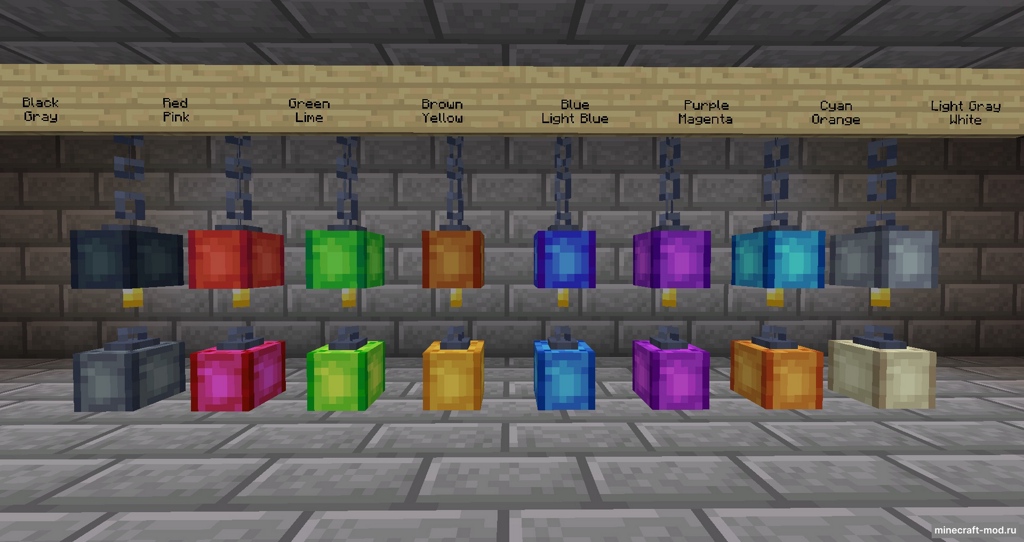 Мод Skinned Lanterns для Minecraft 1.20.1, 1.19.4, 1.19.3,  ...