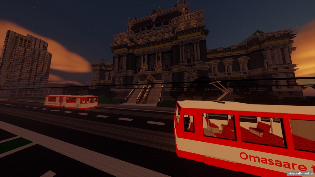 Мод Public Transport для Minecraft 1.19.3, 1.19.2, 1.18.2,  ...