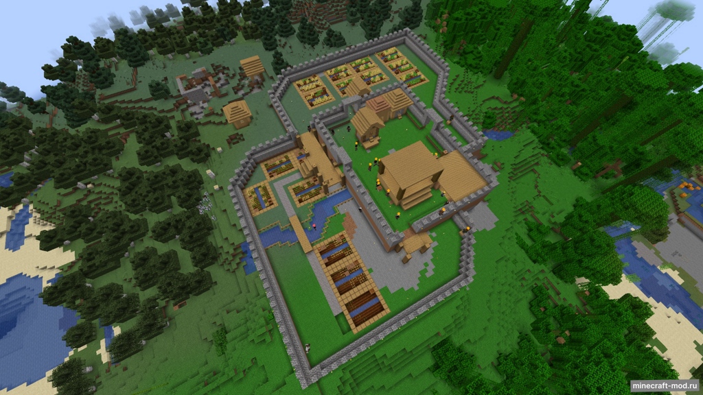 Мод MineFortress RTS для Minecraft 1.20.2, 1.20.1, 1.18.2