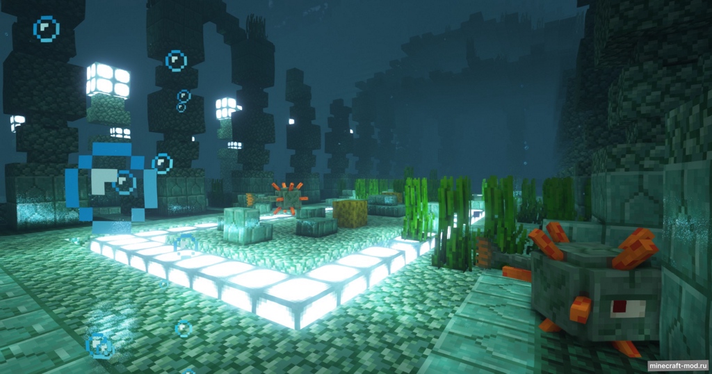 Мод YUNG's Better Ocean Monuments для Minecraft 1.20.4, 1.20.1, 1.20,  ...