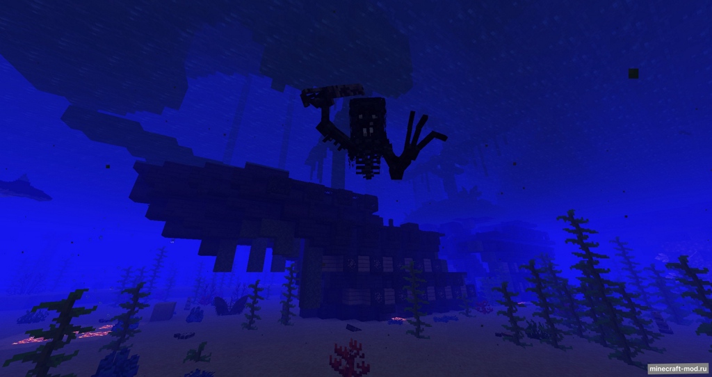 Мод Deep Waters для Minecraft 1.20.1, 1.19.2