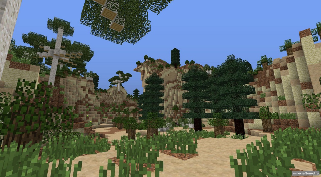 Мод Enhanced Biomes для Minecraft 1.7.10, 1.7.2