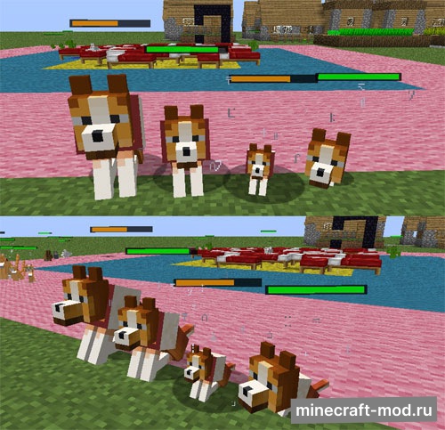 Мод Dog Cat Plus для Minecraft 1.7.10, 1.7.2, 1.6.4,  ...