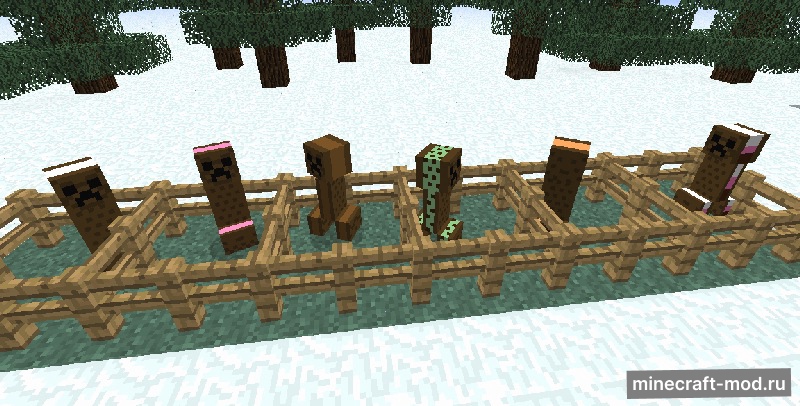 Мод The Ice Cream Sandwich Creeper для Minecraft 1.8, 1.7.10, 1.7.2,  ...