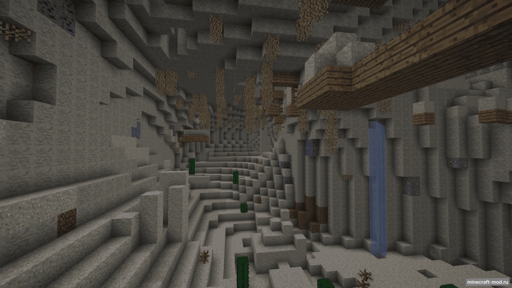 Мод Caves Revamp: Underground Biomes для Minecraft 1.12.2